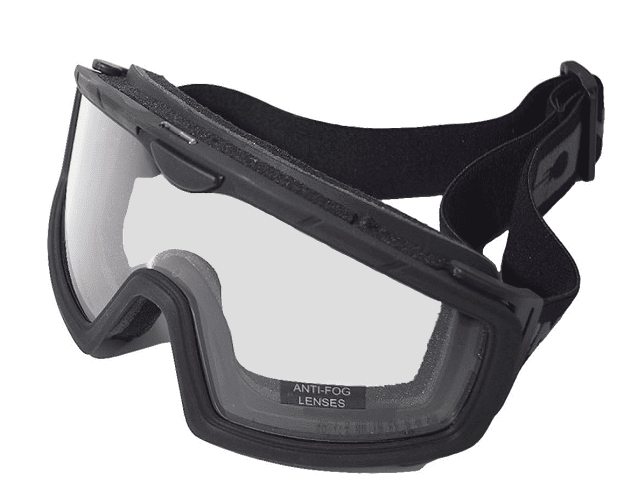 BATTLE VISOR BLACK - NO INSERT PROTECTIVE EYEWEAR - Airsoft Eye Protection