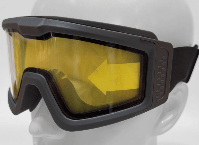 BATTLE VISOR THERMAL DUAL LENS GREY PROTECTIVE EYEWEAR - Airsoft Eye Protection