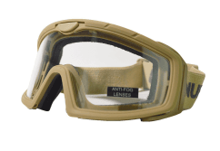 BATTLE VISOR TAN - NO INSERT PROTECTIVE EYEWEAR