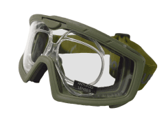 BATTLE VISOR GREEN - W/INSERT PROTECTIVE EYEWEAR