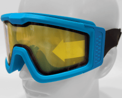 BATTLE VISOR THERMAL DUAL LENS BLUE PROTECTIVE EYEWEAR