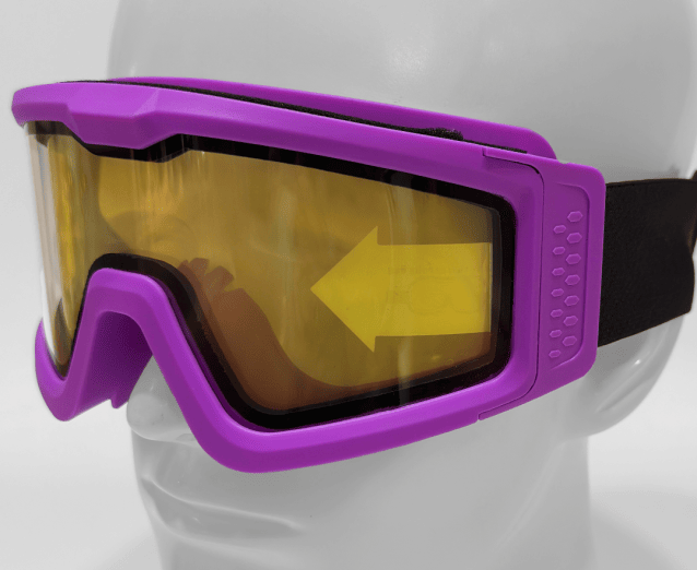 BATTLE VISOR THERMAL DUAL LENS PURPLE PROTECTIVE EYEWEAR - Airsoft Eye Protection