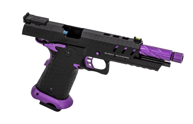 HI-CAPA CS VENGEANCE 5.1 GBB PISTOL (BLACK) (PURPLE MATCH) - Airsoft Hi Capa Pistols - view 2