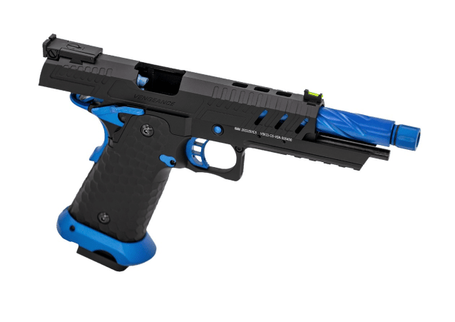 HI-CAPA CS VENGEANCE 5.1 GBB PISTOL (BLACK) (V-BLUE MATCH) - Airsoft Hi Capa Pistols - view 2