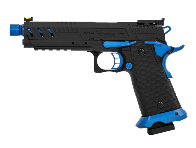 HI-CAPA CS VENGEANCE 5.1 GBB PISTOL (BLACK) (V-BLUE MATCH) - Airsoft Hi Capa Pistols - view 3