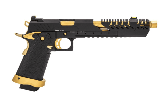 HI-CAPA 7.0 TITAN GBB PISTOL (BLACK) (GOLD MATCH) - Airsoft Hi Capa Pistols - view 3