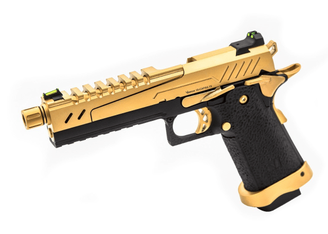 HI-CAPA 5.1S GBB PISTOL (GOLD|BLACK) - Airsoft Hi Capa Pistols