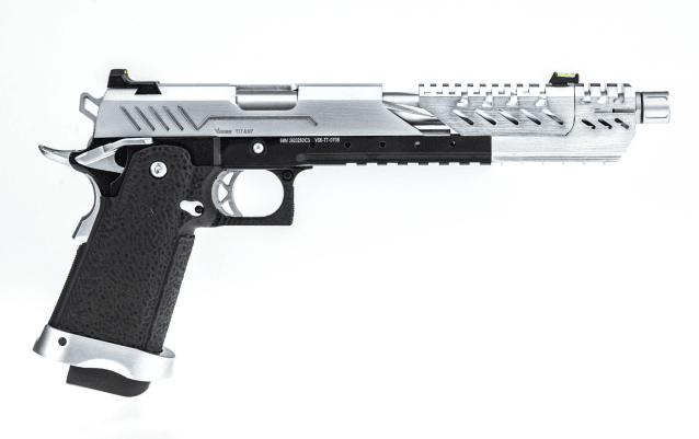 VORSK - HI-CAPA 7.0 TITAN (SILVER-BLACK) - Airsoft Hi Capa Pistols - view 3