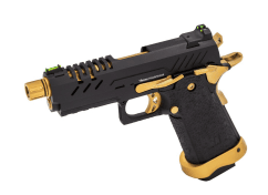 HI-CAPA 3.8 PRO GBB PISTOL (BLACK) (GOLD MATCH)