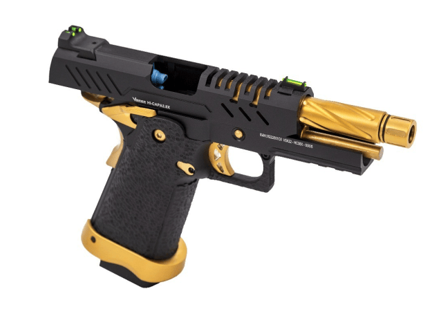 HI-CAPA 3.8 PRO GBB PISTOL (BLACK) (GOLD MATCH) - Airsoft Hi Capa Pistols - view 2