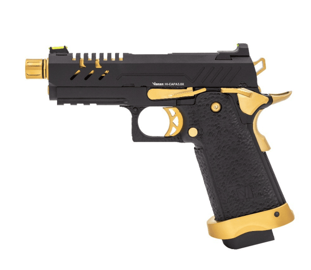 HI-CAPA 3.8 PRO GBB PISTOL (BLACK) (GOLD MATCH) - Airsoft Hi Capa Pistols - view 3
