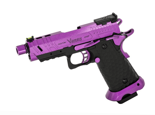 HI-CAPA CS VENGEANCE 3.8 COMPACT GBB PISTOL (PURPLE|BLACK) - Airsoft Hi Capa Pistols