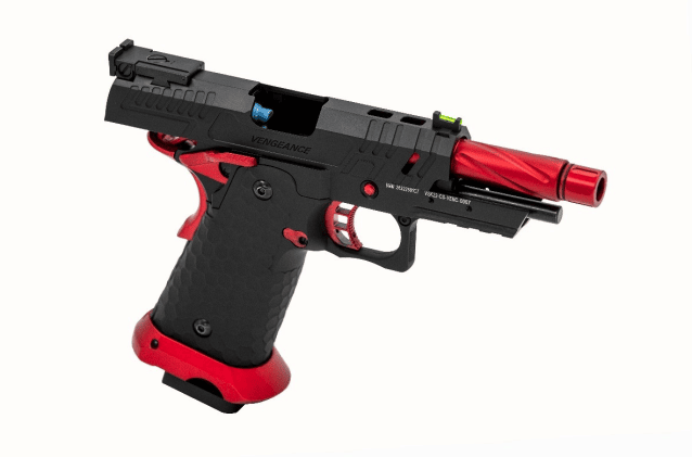HI-CAPA CS VENGEANCE 3.8 COMPACT GBB PISTOL (BLACK) (RED MATCH) - Airsoft Hi Capa Pistols - view 2