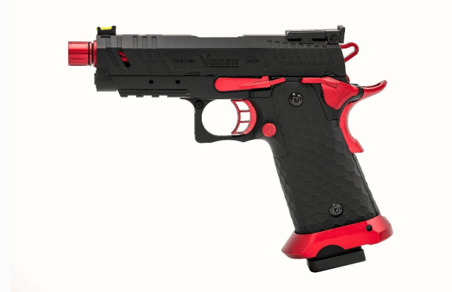 HI-CAPA CS VENGEANCE 3.8 COMPACT GBB PISTOL (BLACK) (RED MATCH) - Airsoft Hi Capa Pistols - view 3