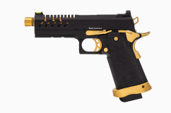 HI-CAPA 4.3 GBB PISTOL (BLACK) (GOLD MATCH)