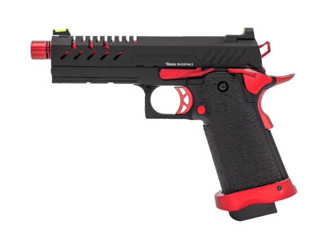 HI-CAPA 4.3 GBB PISTOL (BLACK) (RED MATCH) - Airsoft Hi Capa Pistols - view 3