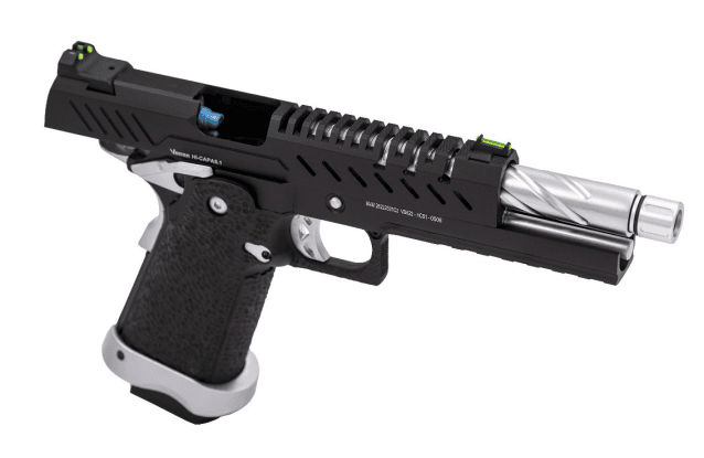 HI-CAPA 5.1 GBB PISTOL (BLACK) (SILVER MATCH) - Airsoft Hi Capa Pistols - view 2