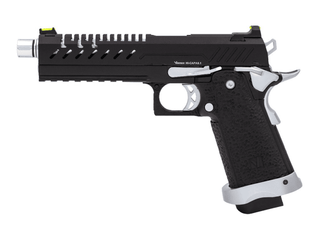 HI-CAPA 5.1 GBB PISTOL (BLACK) (SILVER MATCH) - Airsoft Hi Capa Pistols - view 3