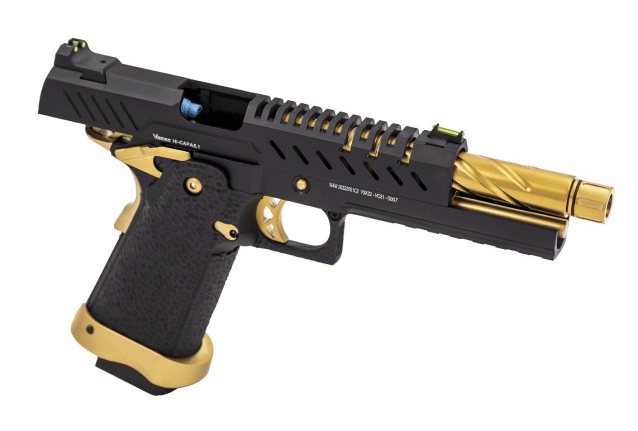 HI-CAPA 5.1 GBB PISTOL (BLACK) (GOLD MATCH) - Airsoft Hi Capa Pistols - view 2