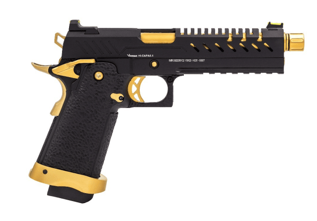 HI-CAPA 5.1 GBB PISTOL (BLACK) (GOLD MATCH) - Airsoft Hi Capa Pistols - view 4
