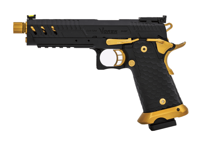 HI-CAPA CS VENGEANCE 5.1 GBB PISTOL (BLACK) (GOLD MATCH) - Airsoft Hi Capa Pistols - view 3