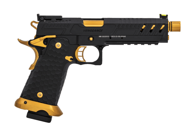 HI-CAPA CS VENGEANCE 5.1 GBB PISTOL (BLACK) (GOLD MATCH) - Airsoft Hi Capa Pistols - view 4