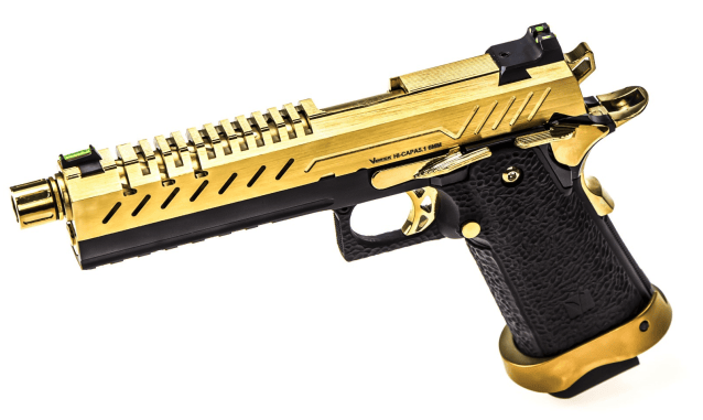 HI-CAPA 5.1 GBB PISTOL (GOLD|BLACK) - Airsoft Hi Capa Pistols