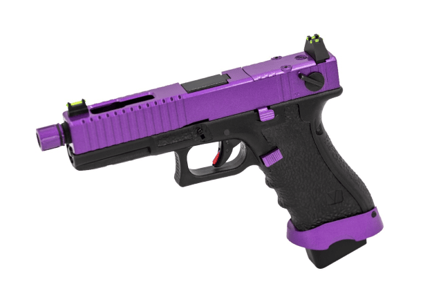 EU8-T GBB PISTOL (PURPLE|BLACK) - Airsoft G Series / EU Series