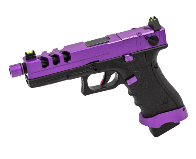 EU8-V GBB PISTOL (PURPLE|BLACK) - Airsoft G Series / EU Series