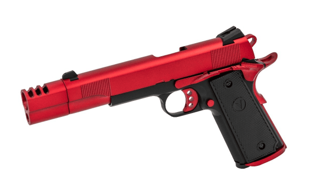 VP-X GBB PISTOL (RED|BLACK) - Airsoft 1911 Pistols