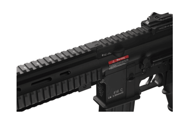 E&C EC416C Laser markings QD v2.0 Black AEG Airsoft Gun. - All AEG Airsoft Rifles - view 3