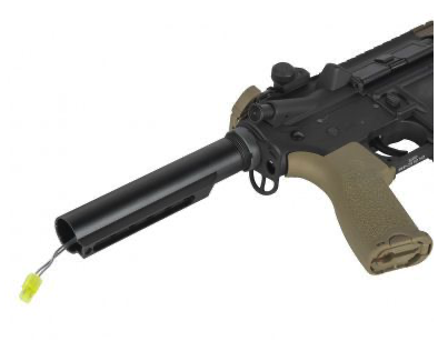 E&C MK14 13.5 inch AEG Airsoft gun CNC markings, QD v2.0 DE. - All AEG Airsoft Rifles - view 5