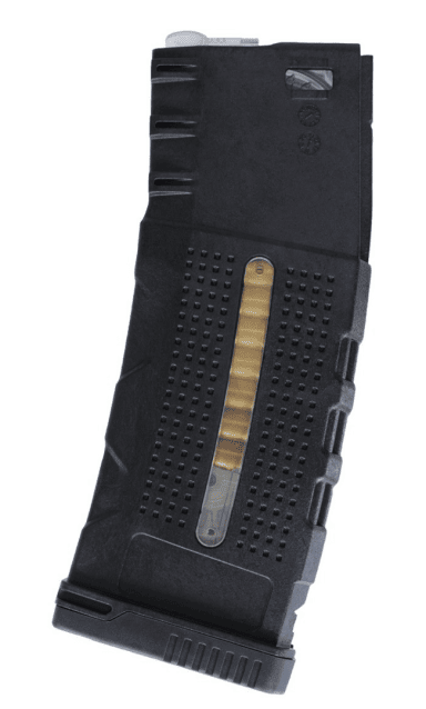 M4 MAGAZINE W-MAG WINDOW V2 AEG (MID-CAP|150R) (BLACK) - Airsoft AEG Magazines