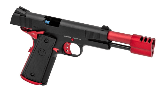 VP-X GBB PISTOL (BLACK) (RED MATCH) - Airsoft 1911 Pistols - view 2