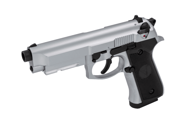 VM9 OSIRIS GBB PISTOL (SILVER) - Airsoft M92 Pistols