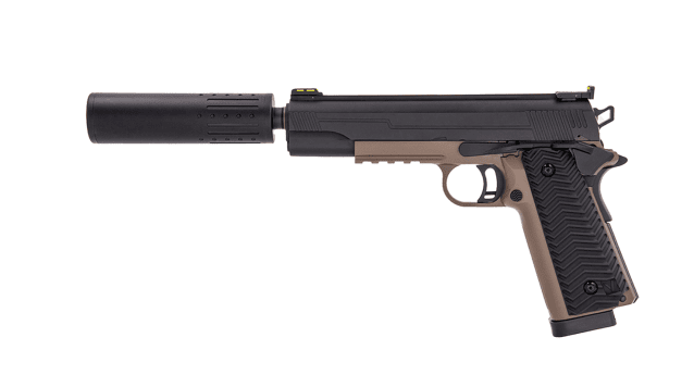 VX-14 GBB PISTOL (BLACK|TAN) - Airsoft 1911 Pistols - view 2