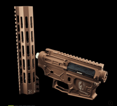 Mancraft CNC AR15 Tactical receiver and handguard set - Tan Brown