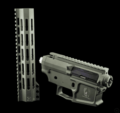 Mancraft CNC M4 AR15 Receiver and handguard set Sage Green
