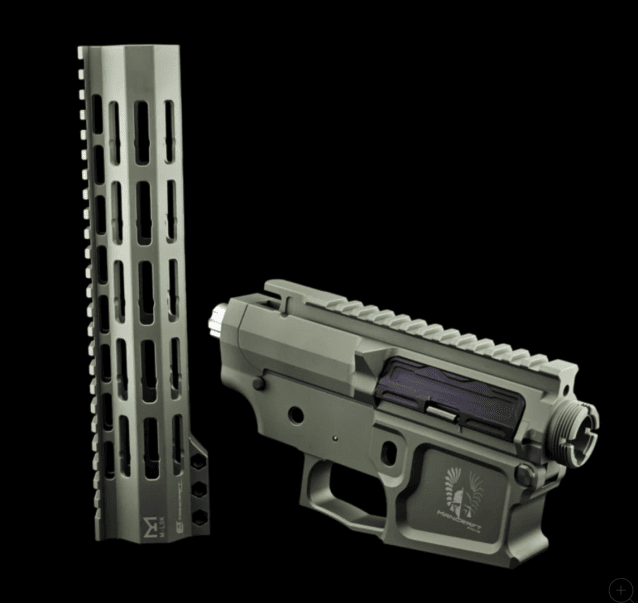 Mancraft CNC M4 AR15 Receiver and handguard set Sage Green - New Airsoft Products