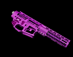 Mancraft CNC M4 LIMITED EDITION PURPLE AIRSOFT RECEIVER AND HANDGUARD set