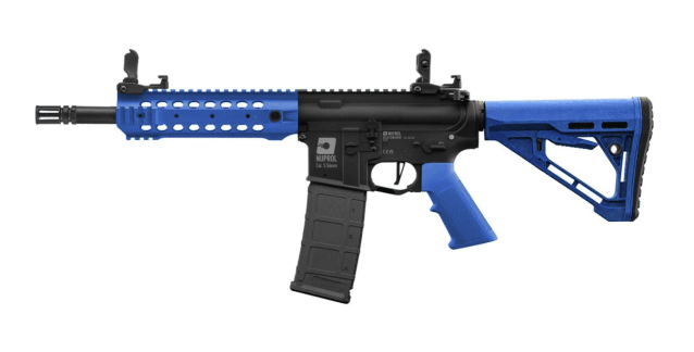 Nuprol Delta Vanguard Spearhead AEG Blue Two Tone - Two Tone Airsoft Gun
