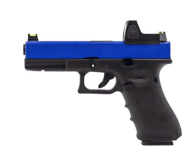 Raven EU7 + RDS GBB PISTOL (DUAL TONE) (BLUE|BLACK) - Two Tone Airsoft Gun - view 2