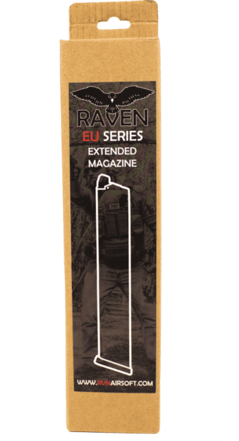 RAVEN EU SERIES MAGAZINE GAS (EXT|48R) (BLACK) - Airsoft Pistol Magazines - view 2