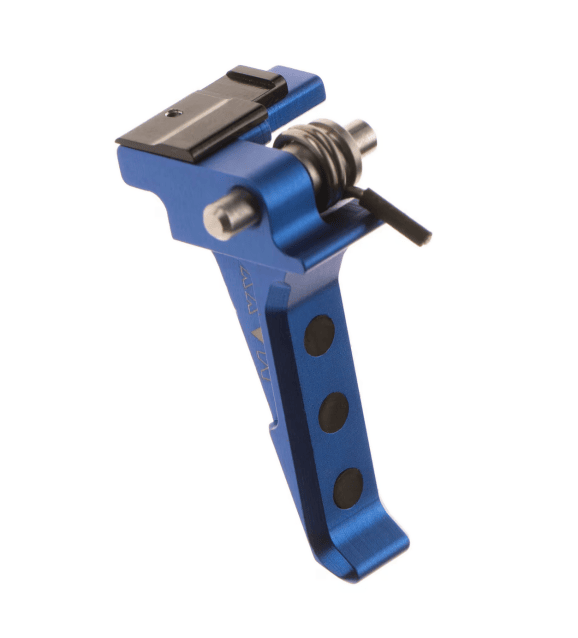 Maxx airsoft CNC Aluminum Advanced Speed Trigger for EVO-3 Style E blue - Airsoft AEG Triggers - view 3