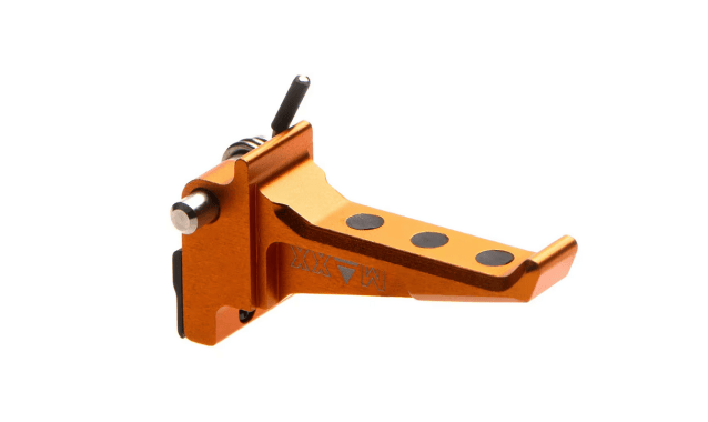 Maxx airsoft CNC Aluminum Advanced Speed Trigger for EVO-3 Style E orange - Airsoft AEG Triggers - view 2