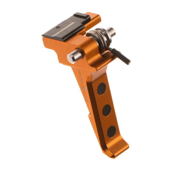Maxx airsoft CNC Aluminum Advanced Speed Trigger for EVO-3 Style E orange - Airsoft AEG Triggers - view 3