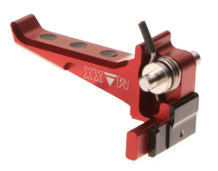 Maxx airsoft CNC Aluminum Advanced Speed Trigger for EVO-3 Style E red