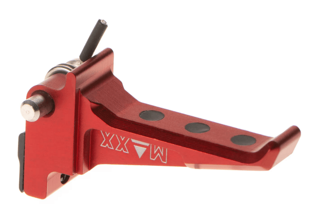 Maxx airsoft CNC Aluminum Advanced Speed Trigger for EVO-3 Style E red - Airsoft AEG Triggers - view 2