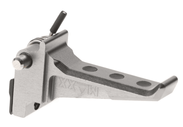 Maxx airsoft CNC Aluminum Advanced Speed Trigger for EVO-3 Style E silver/grey/titanium - Airsoft AEG Triggers - view 2