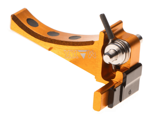 Maxx airsoft CNC Aluminum Advanced Speed Trigger for EVO-3 Style D orange - Airsoft AEG Triggers
